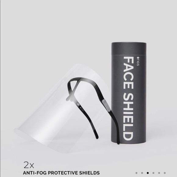 Figs Accessories Figs Nwt Face Shield Black Poshmark